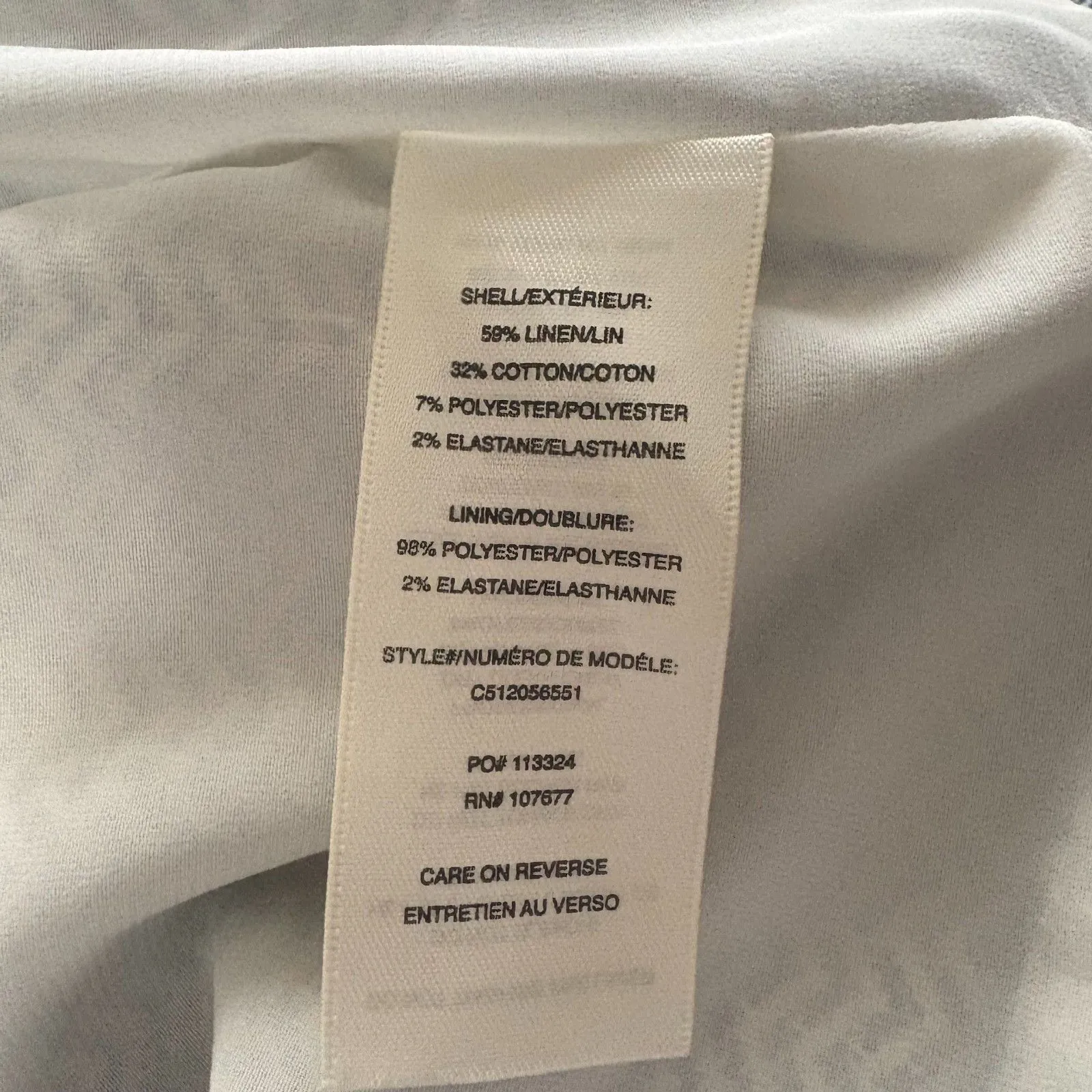 Alice +‎ Olive Sarina Chevron Print Jacquard Crop Top Blue As Seen On TV Size XS - Image 6