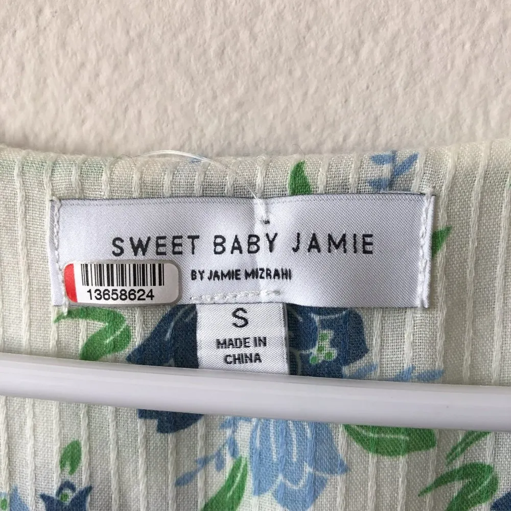 Sweet Baby Jamie Floral 3/4 Sleeve Tiered Midi Dress - Image 7