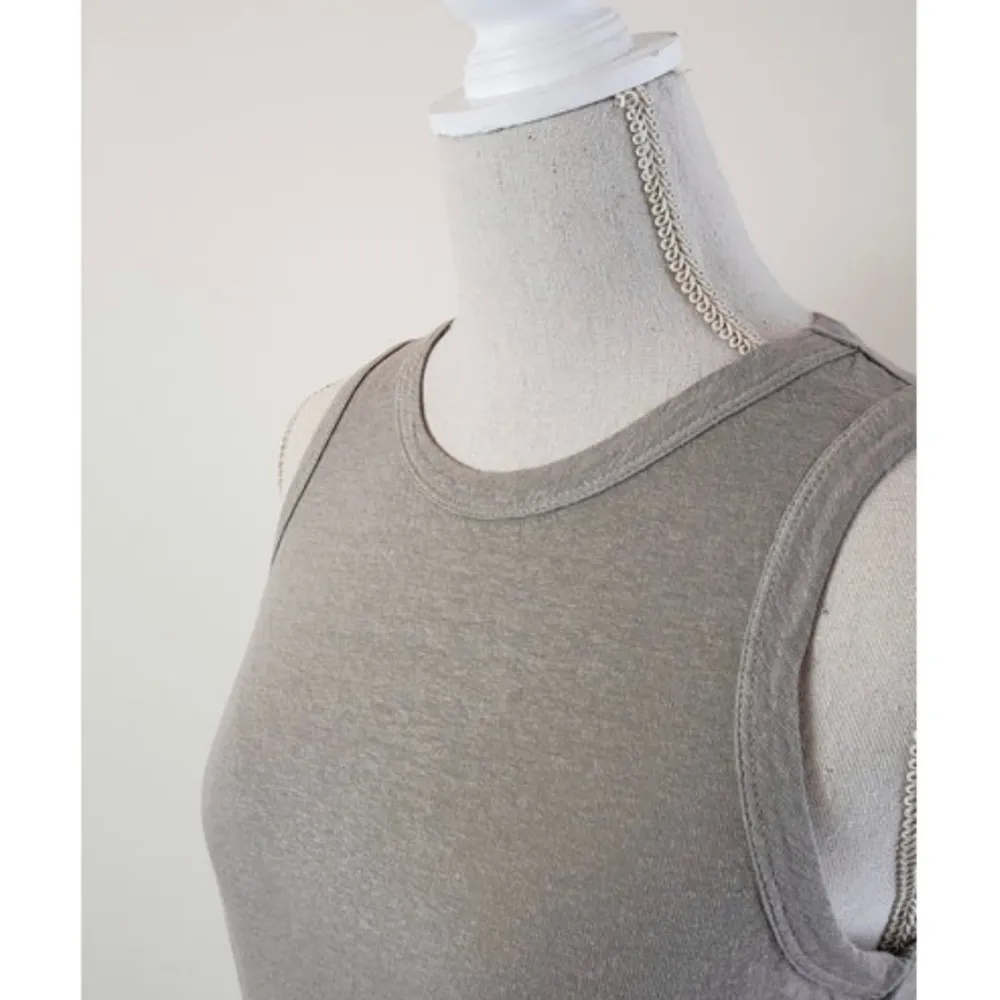 NWT  Split Hem Navy Tank: Small - Image 6