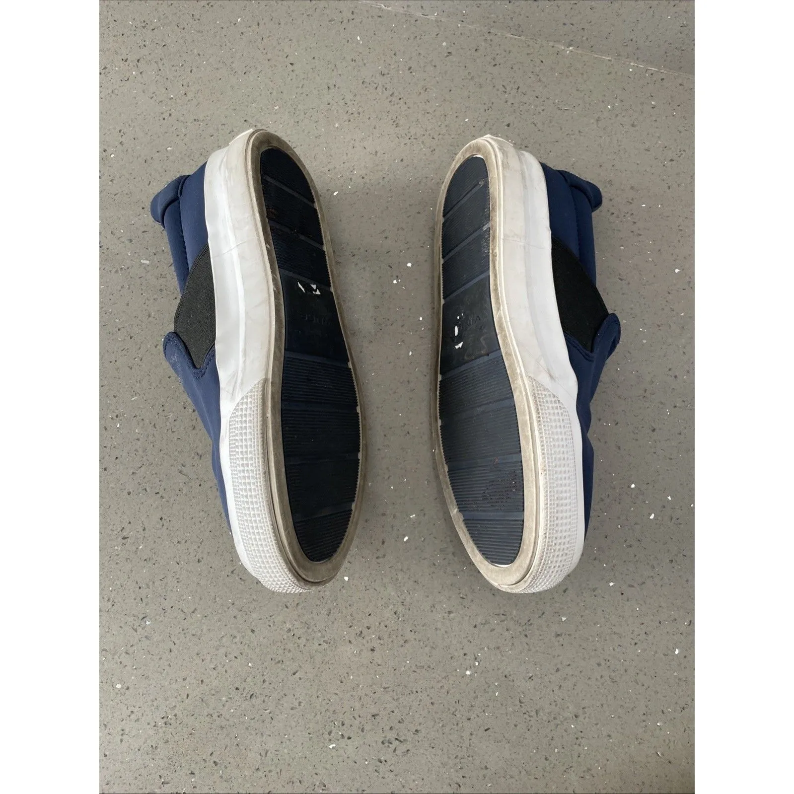 Vince Torin Fabric Neoprene Sneakers 5M, 35 Slip On Navy Blue Midnight - Image 5