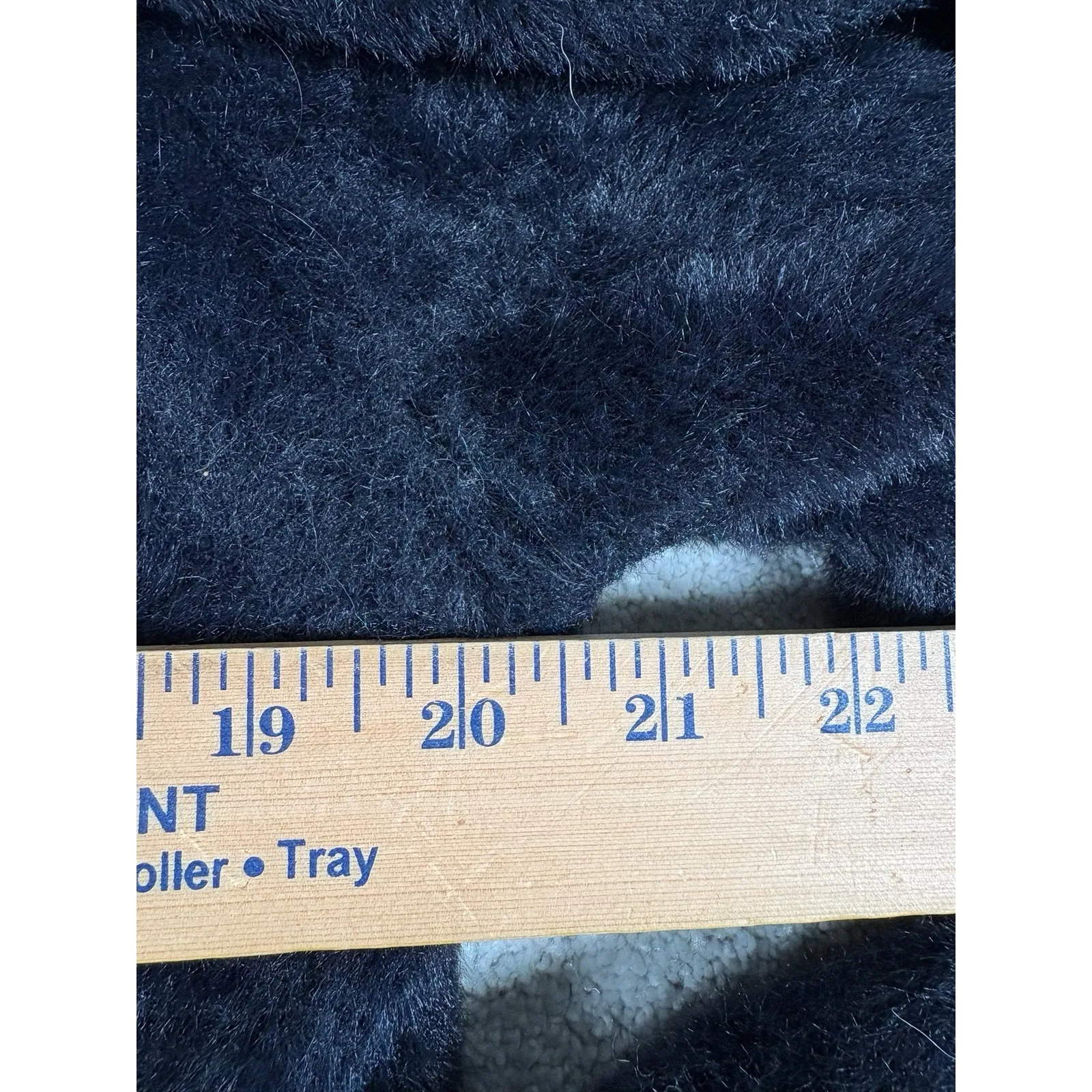 abercrombie black fuzzy sweater medium soft cozy - Image 3