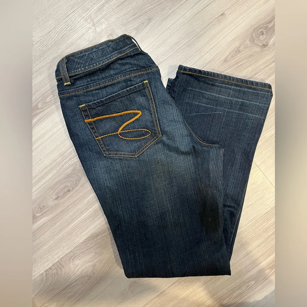Seven7 Dark Blue Boot Cut Jeans - Image 6