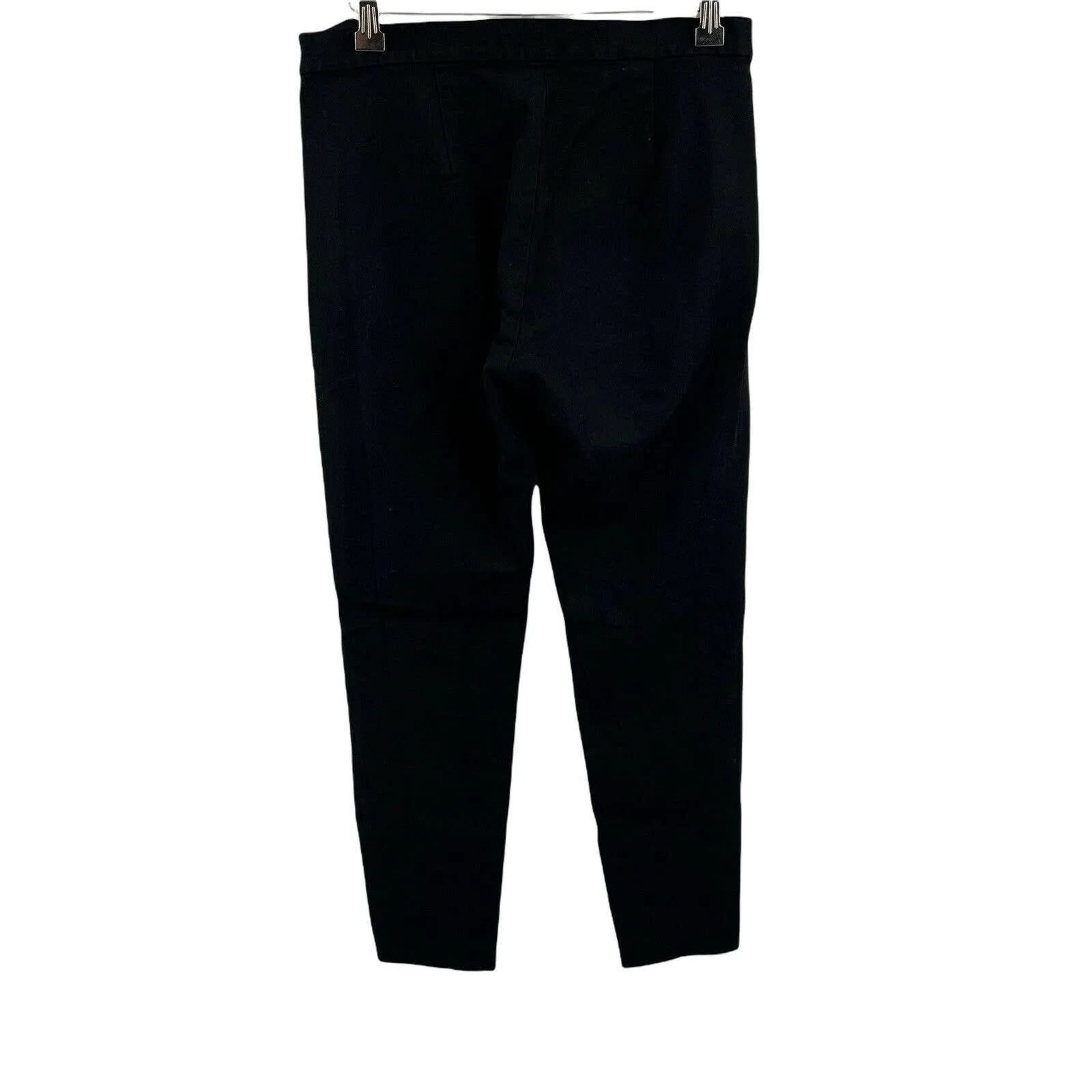Banana Republic Black Stretch Crop Side Zip Pant‎ Size 8 - Image 3