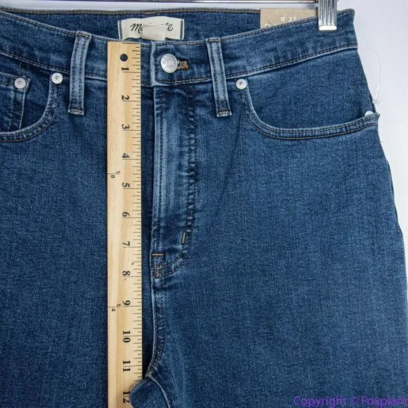 NEW Madewell The Perfect Vintage Straight Jean in Bright Indigo Wash,‎ 27 - Image 7