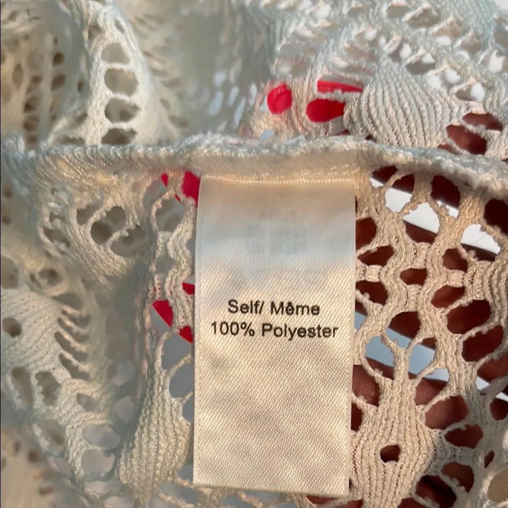 Maurices White Lace Flutter Sleeve Blouse - Image 8