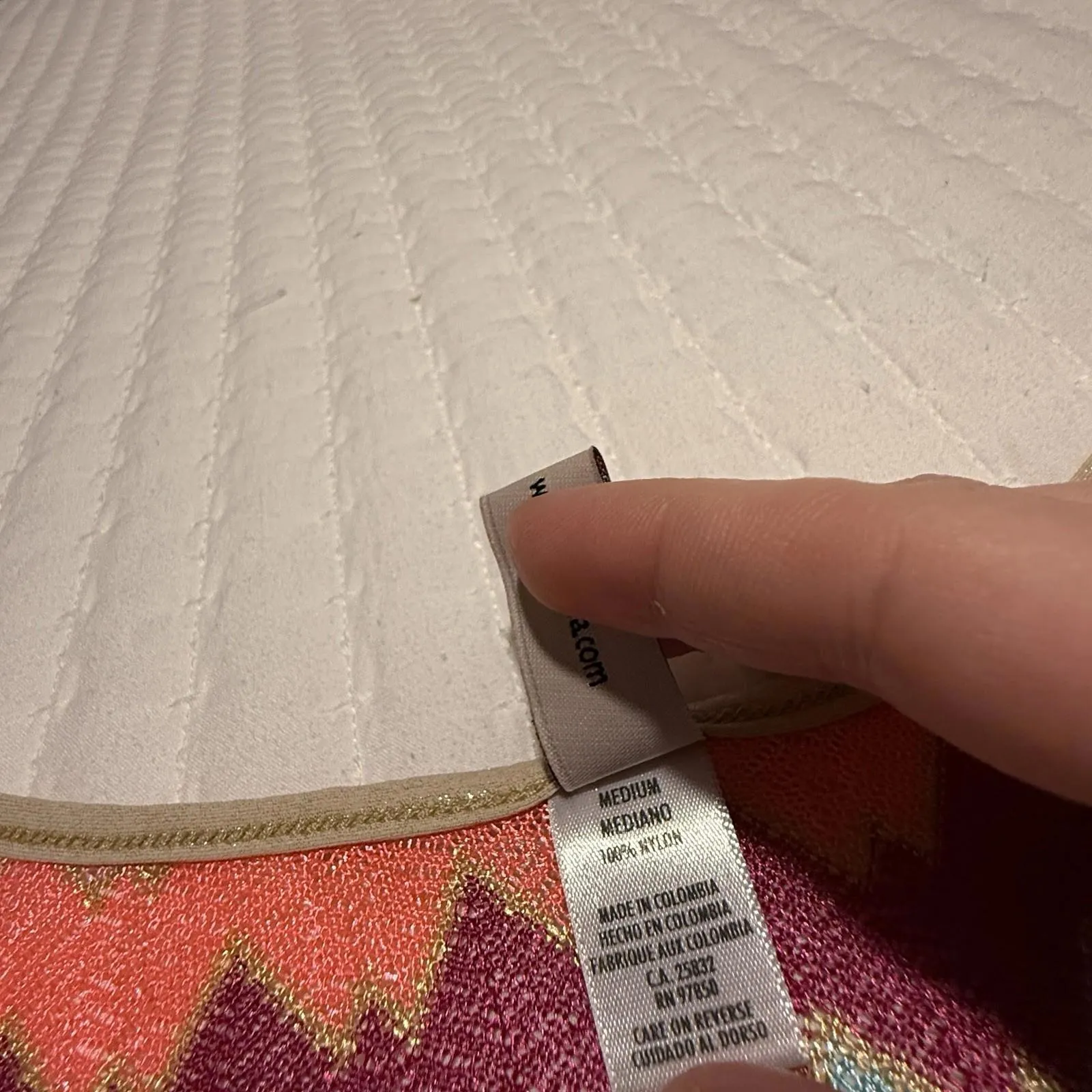 Luli Fama Cabana V Neck Chevron Cover Up Dress Sz M Medium Beach Wear - Image 5