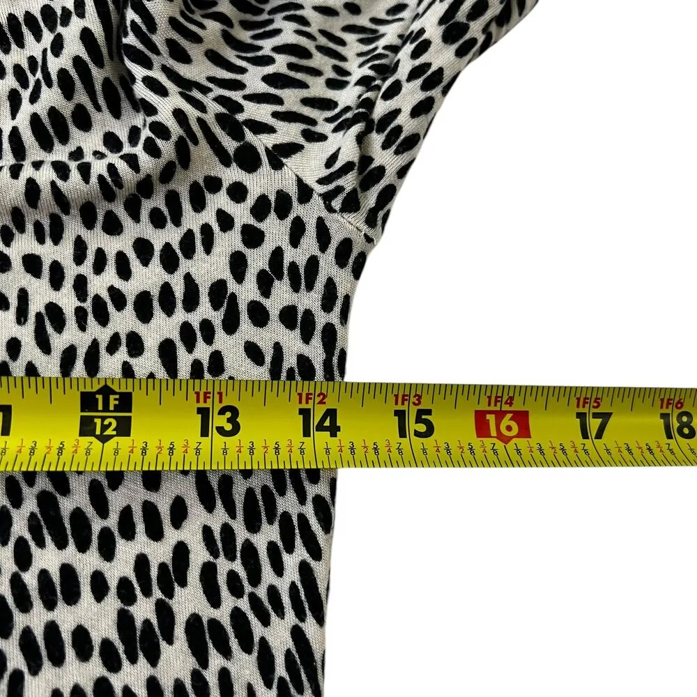 Banana Republic Black & Beige Stretch Shirt Women Petite Size XS | 62-35 - Image 5