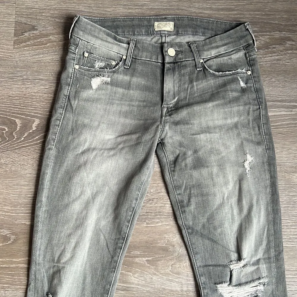 MOTHER The Looker jeans “Holy Smokes Gray Size 26 - Image 5