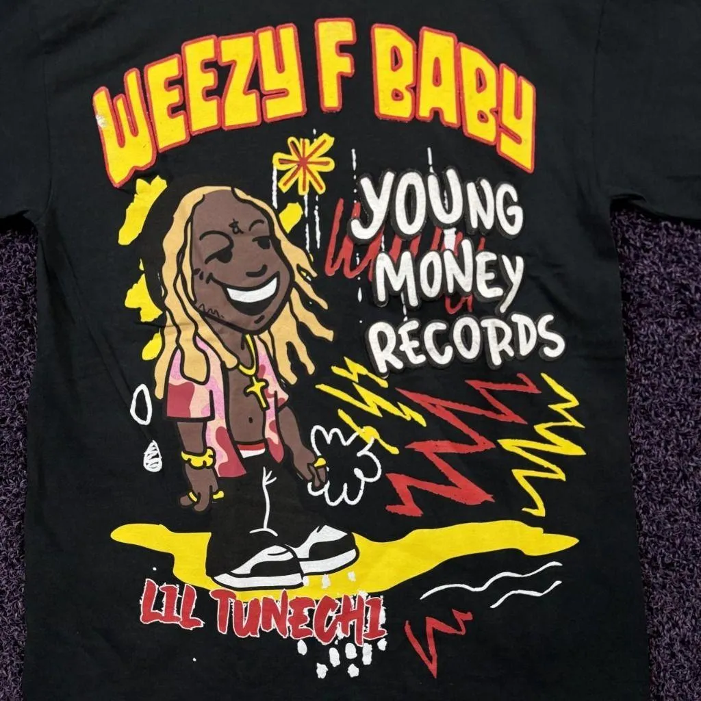 Lil Wayne x Reason Weezy Baby Young Money Records T-Shirt M - Image 2