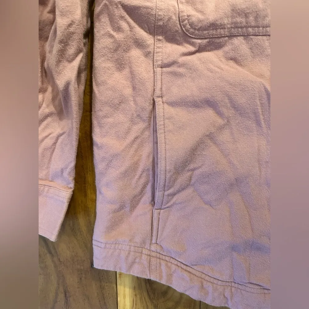 Eddie Bauer Sherpa-lined shirt/jacket, size large. - Image 3