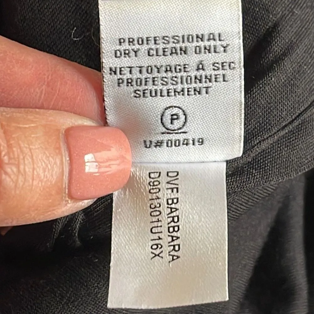 Diane Von Furstenberg “Barbara” Floral Lace Overlay Cap Sleeve Zipper Mini Dress - Image 10