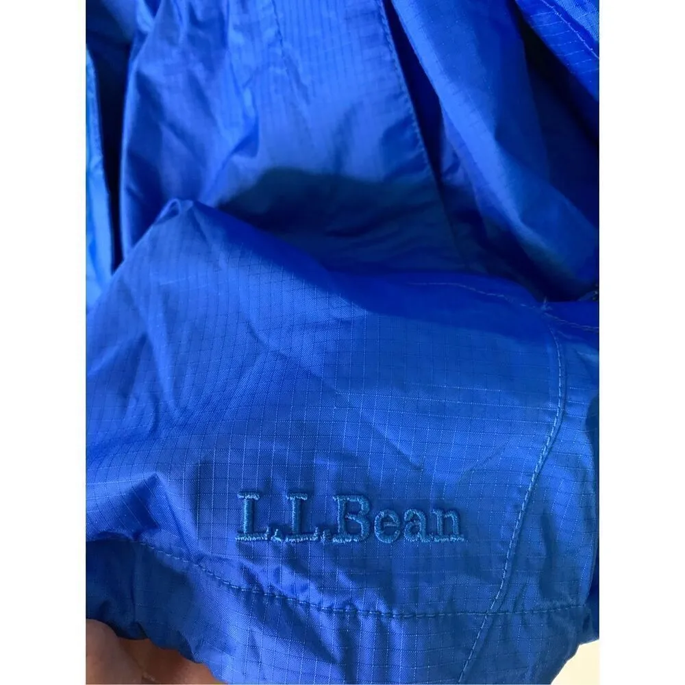 L.L. Bean jacket windbreaker rain jacket blue women's size small regular - Image 5