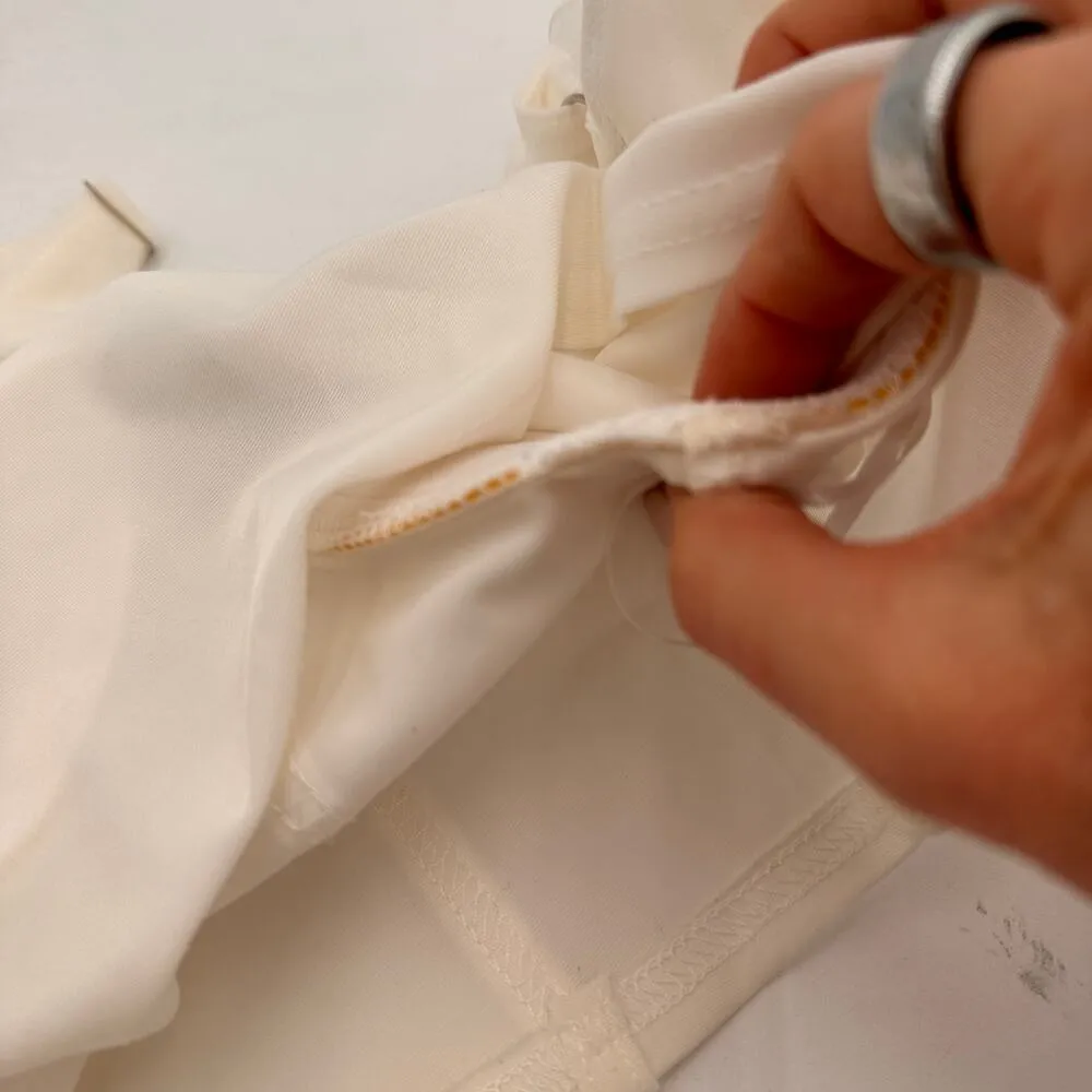 Haute Monde Off White Wireless Corset Bustier Size Small - Image 3