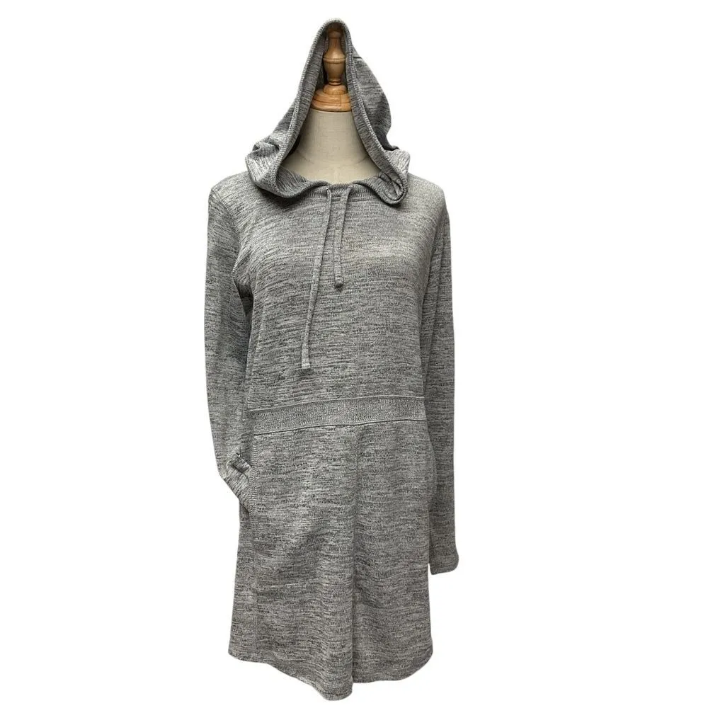 90 Degrees by Reflex Women's Hoodie Sweater Dress‎ Gray Size M Pockets Size M - Image 6