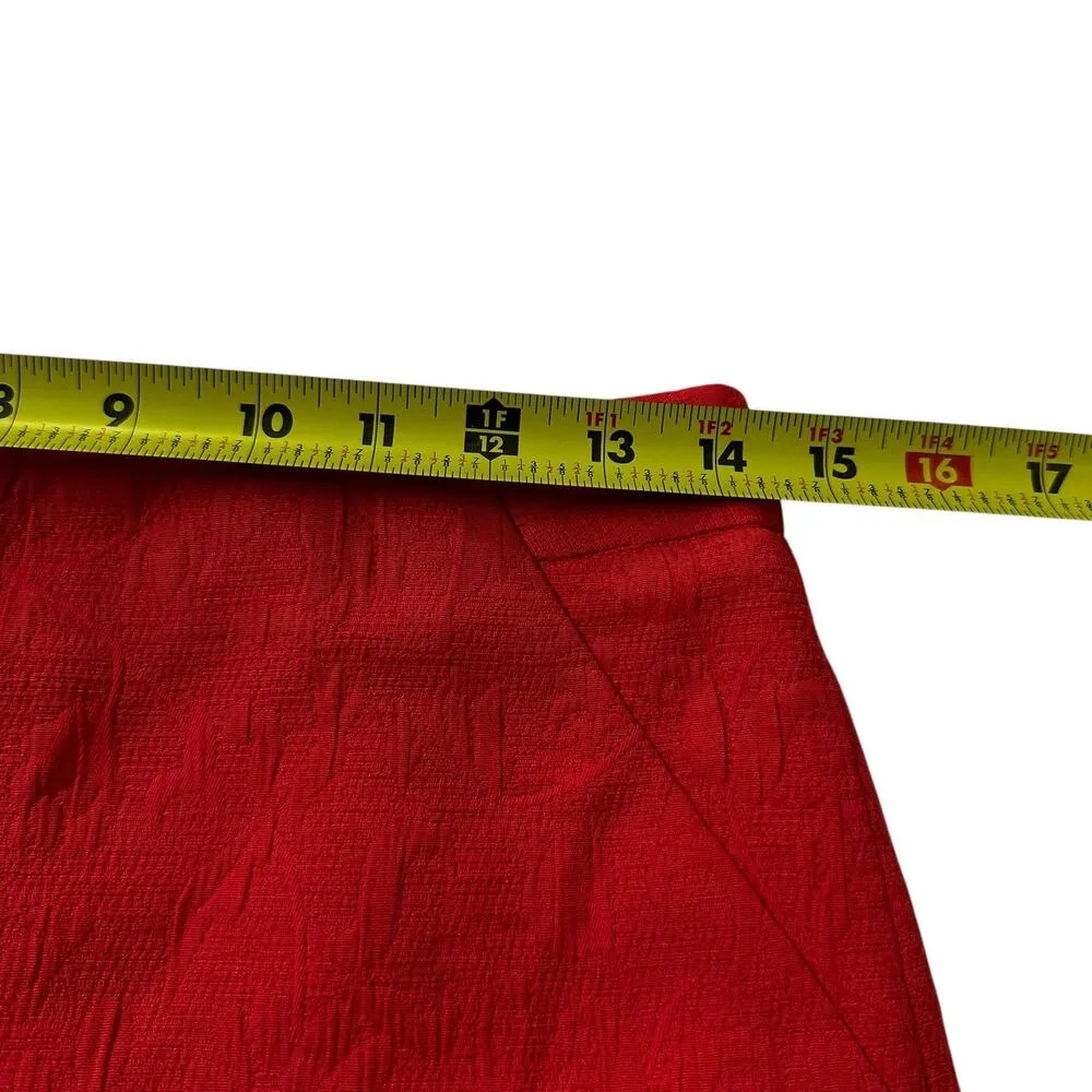 The Limited Coral Above the Knee Lined Straight & Pencil Skirt Women SZ 2 65-17 - Image 5