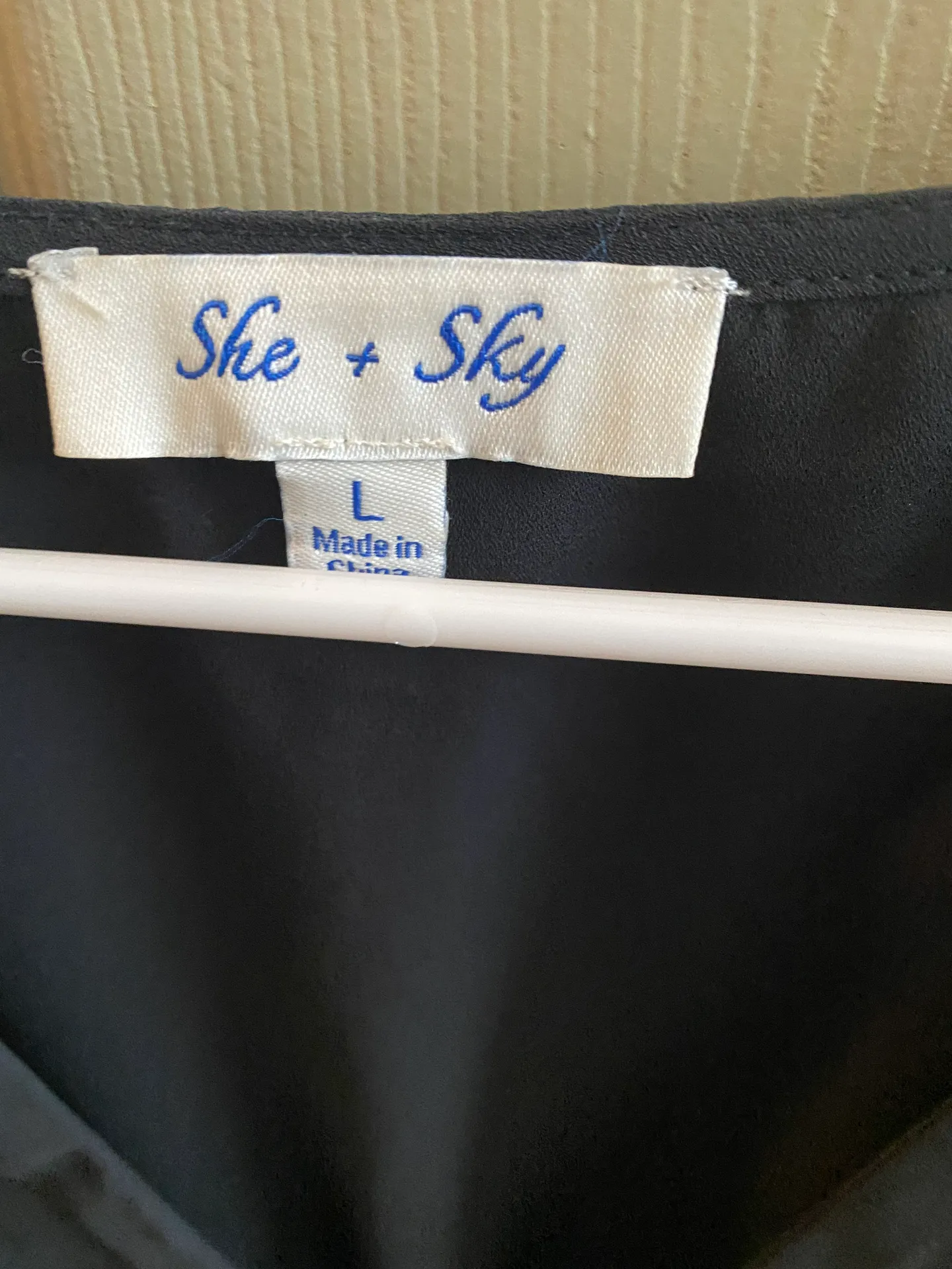 She & Sky  Black Top - Image 4