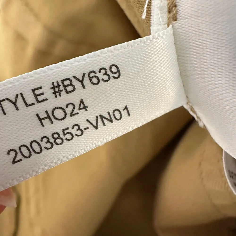 J.Crew Petite Sailor Slim Wide Leg Chino Pant Tan Beige High Rise US 31P NWT - Image 11