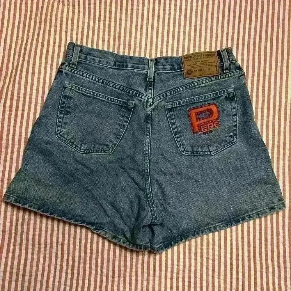 Vintage Pepe London Denim Shorts 90’s Denim shorts size 30 - Image 3