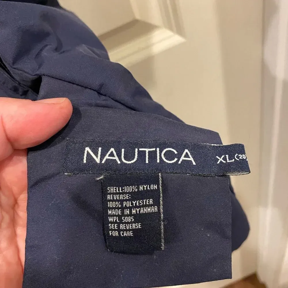 Nautica Fleece Reversible Hooded Vest women’s XL‎ - Image 10