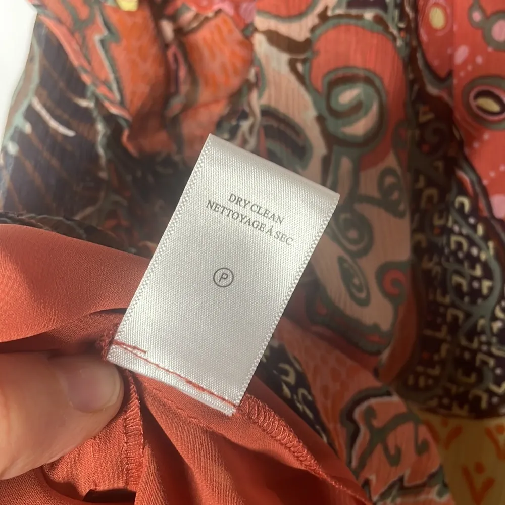 A.L.C. June Silk Short Sleeve Blouse - Image 10