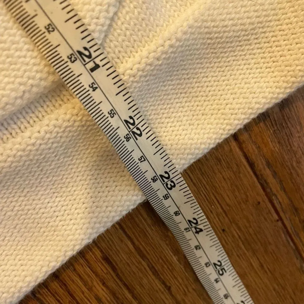 Habitat clothes to live in white button front sweater  M - Image 8