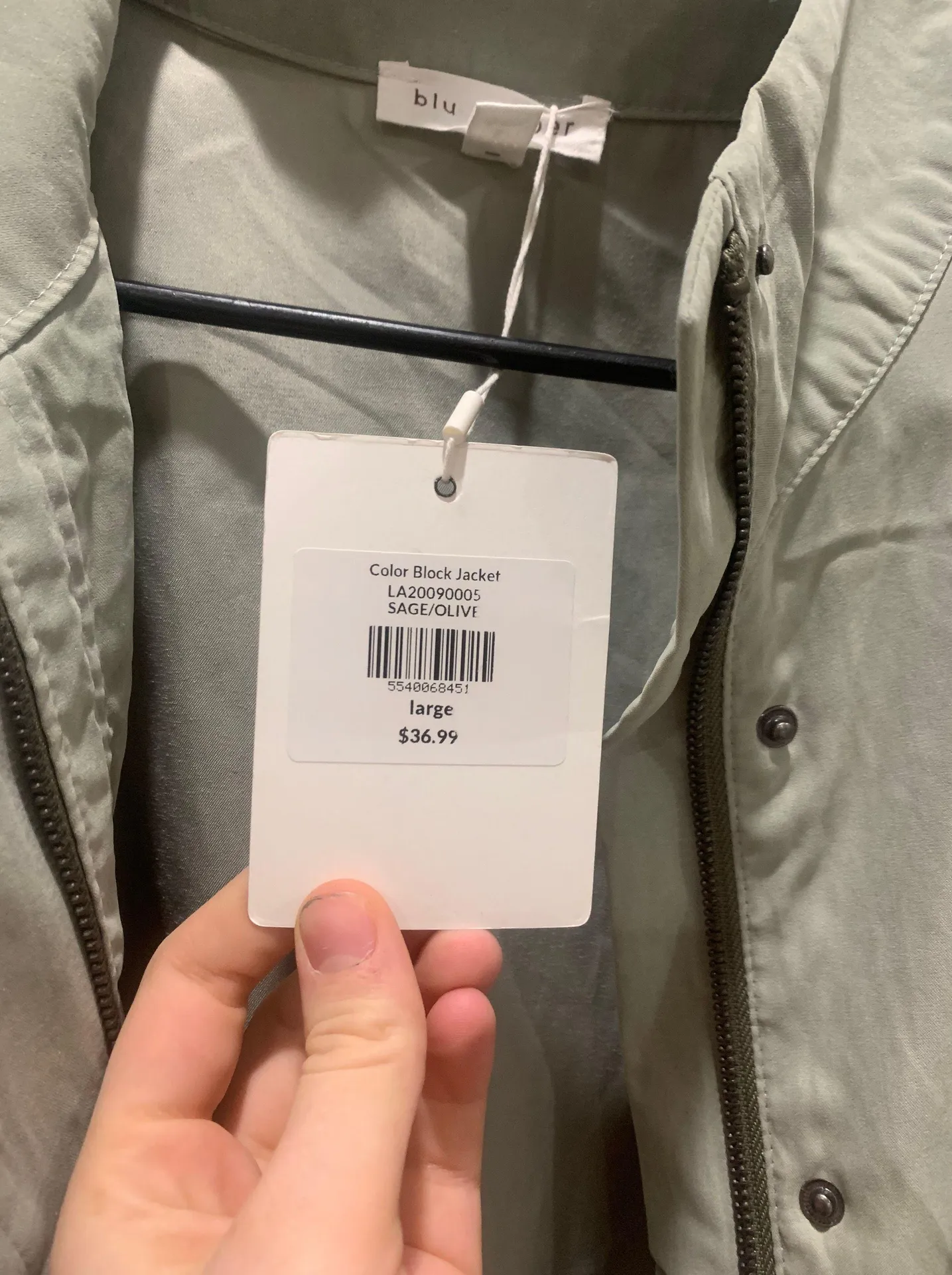 Boutique Sage Green Jacket - Image 3