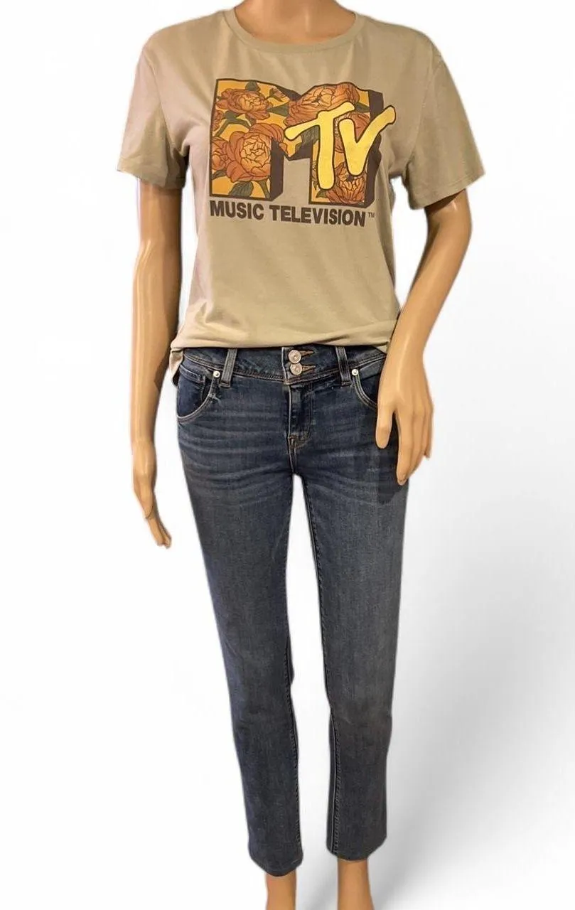 HUDSON Collin Skinny Stretch Denim Blue Jeans Size 26 Made in USA EUC  - Image 2