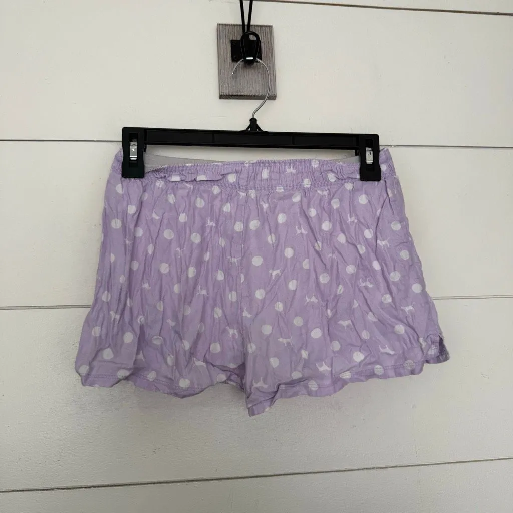 Victoria’s Secret Pink Women’s XS Purple White Pajama Shorts - Image 4