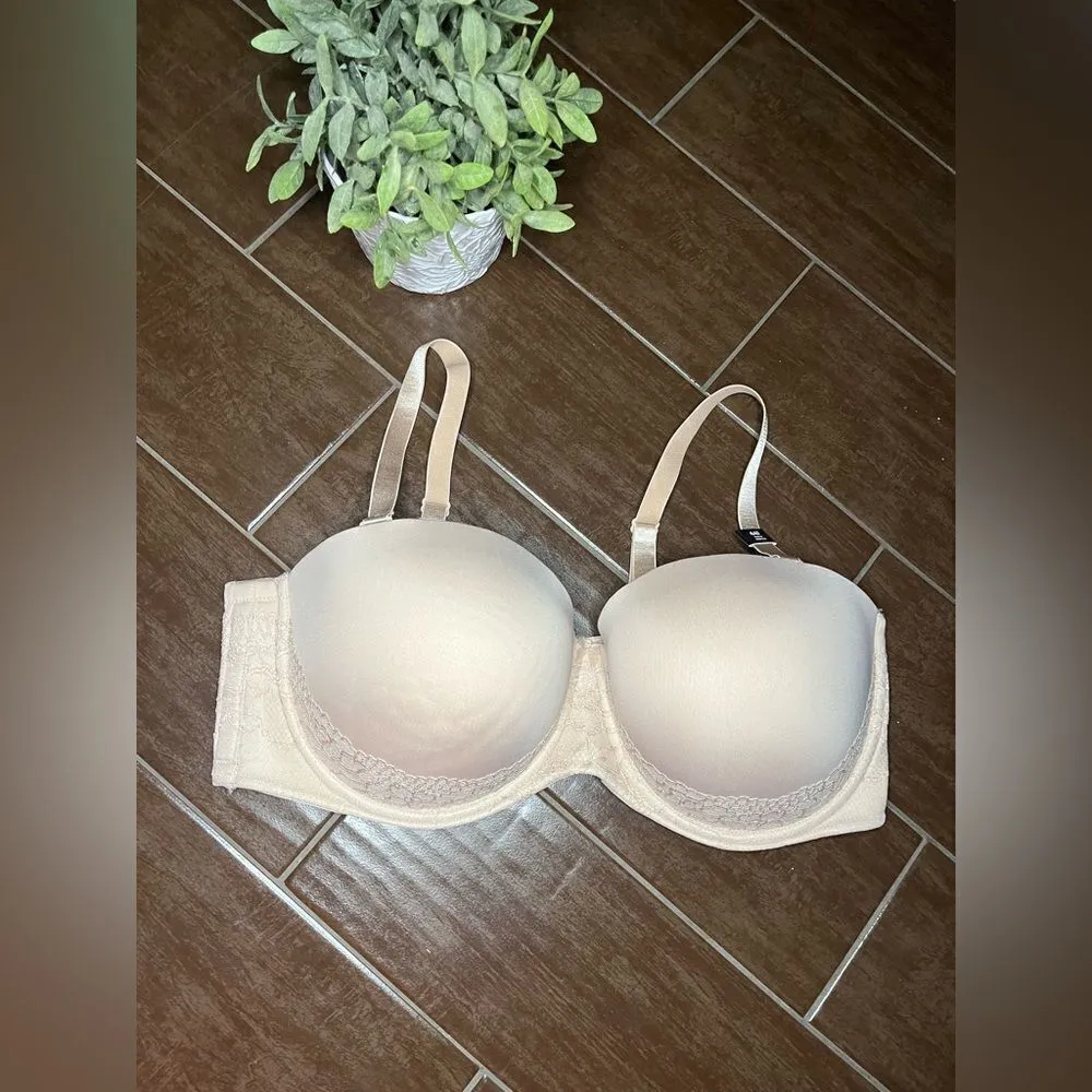 Torrid Bombshell Everyday nude convertible Strapless Push-Up Bra Sz 44 F - Image 2