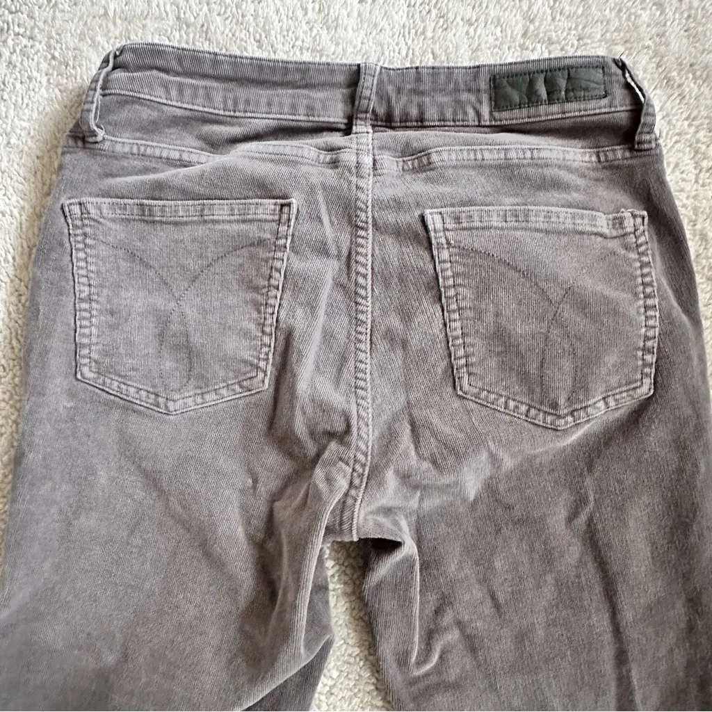 Women’s Calvin Klein Gray Corduroy Jeans - Image 4