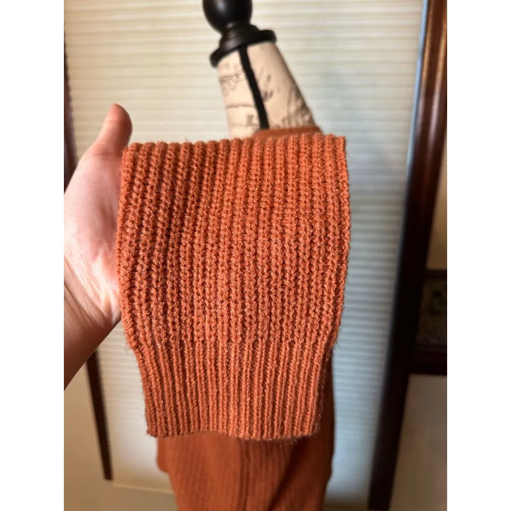 Pink Lily Medium Burnt Orange Knit Sweater (Sweater Only) - Image 7