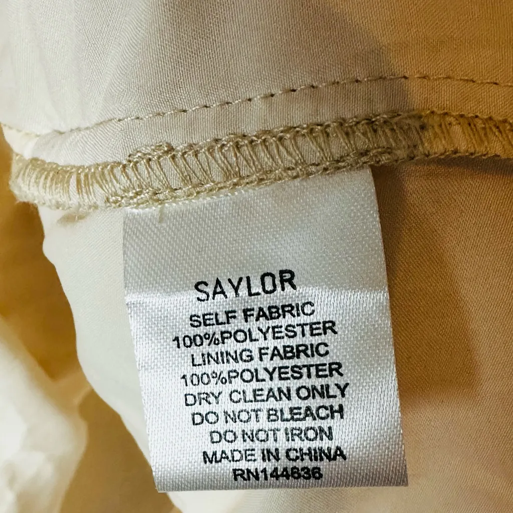 SAYLOR Embroidered Lace Mini Dress Size Small - Image 8