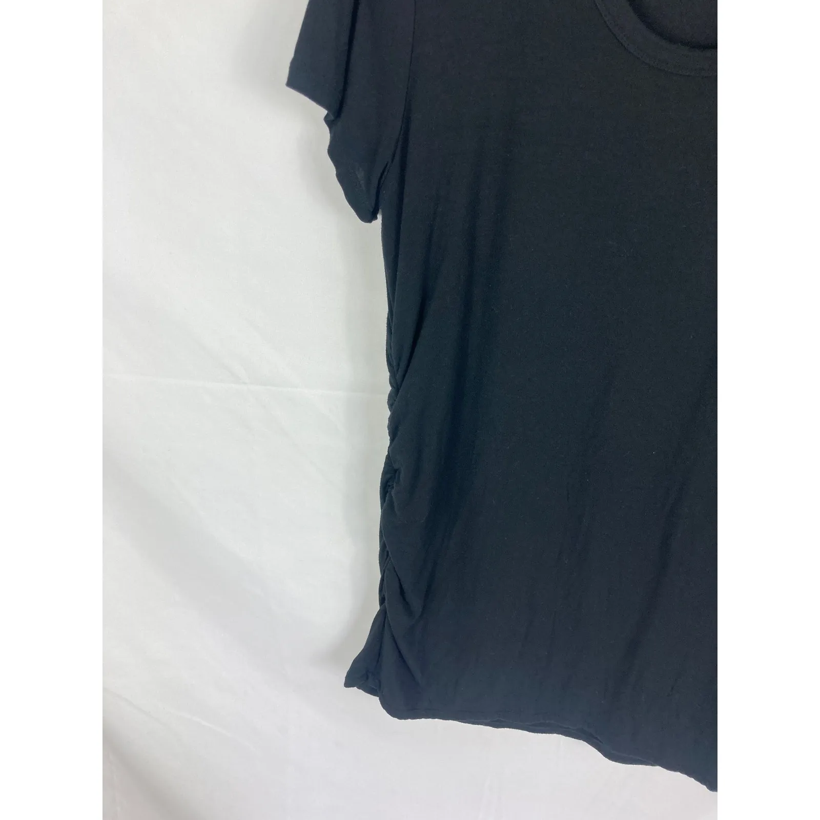 Market & Spruce Maternity Short Sleeve Black Dress Size XL - Image 3