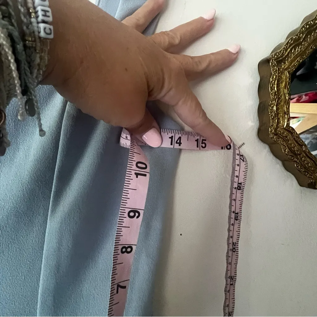 SHOW ME YOUR MUMU Eden Midi Dress Steel Blue Stretch Women’s SIZE SMALL‎ - Image 9