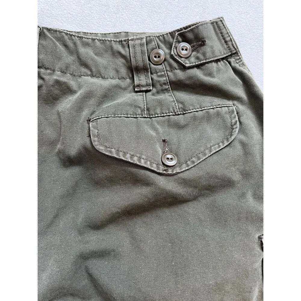 American Eagle Outfitters Style & Comfort High Rise Green Shorts Size 12 - Image 5