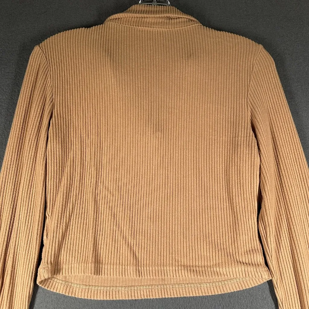 Altar'd State Sweater Womens Medium Ribbed Long Sleeve Collared Pullover Top - Image 8