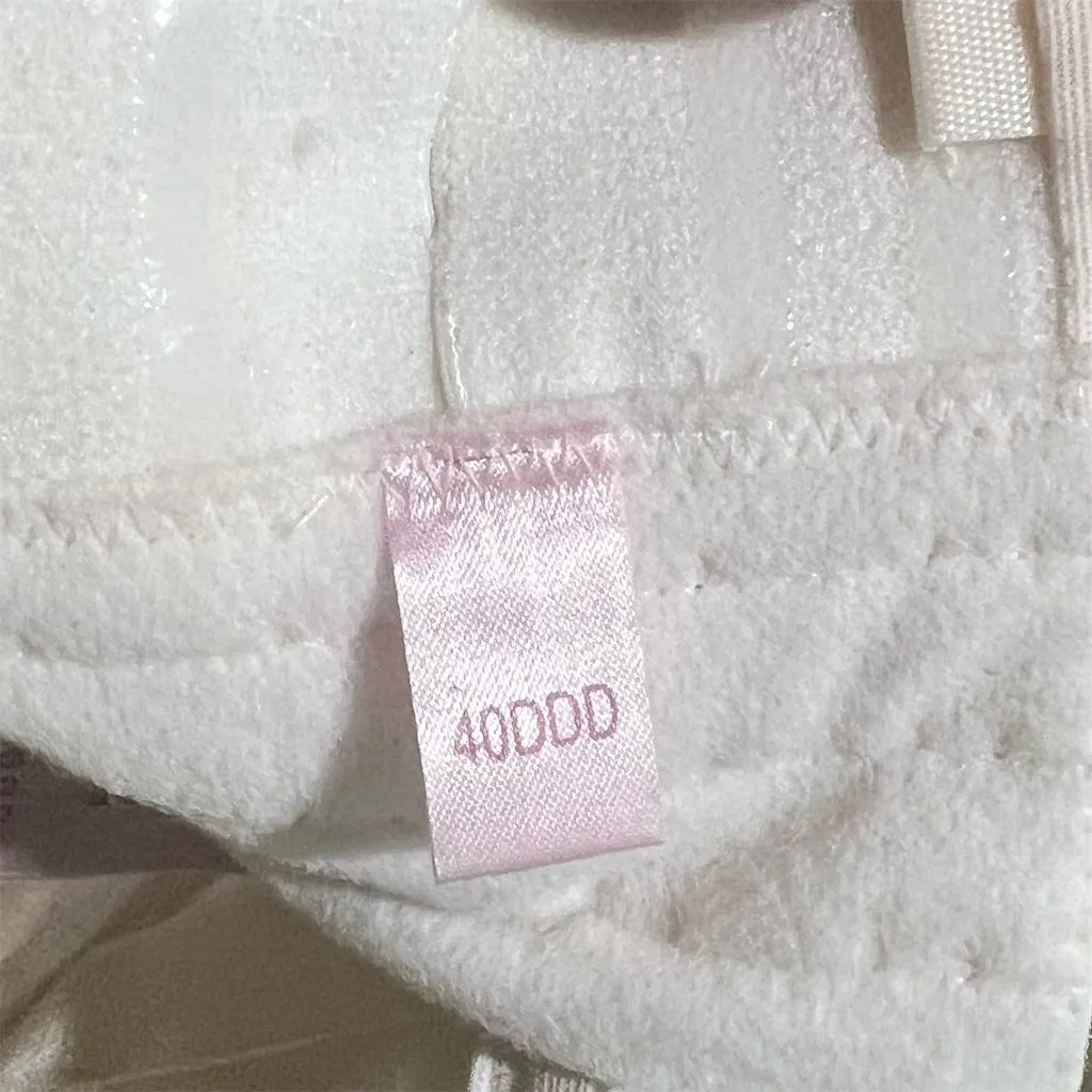 Cacique Women's Strapless Bra 40DDD White Invisible Back Smoother - Image 12