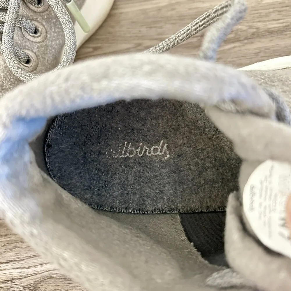 Allbirds Women's Wool Runner-up Mizzles Sneakers in Fog Size 7 - Image 11