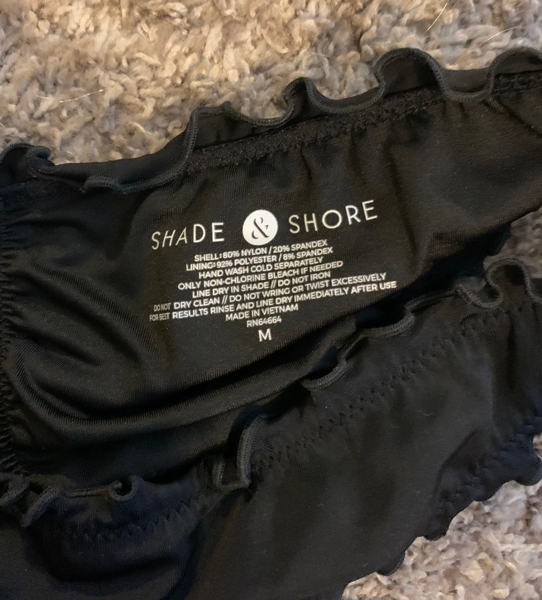 Shade & Shore Black Bikini Bottoms  - Image 3