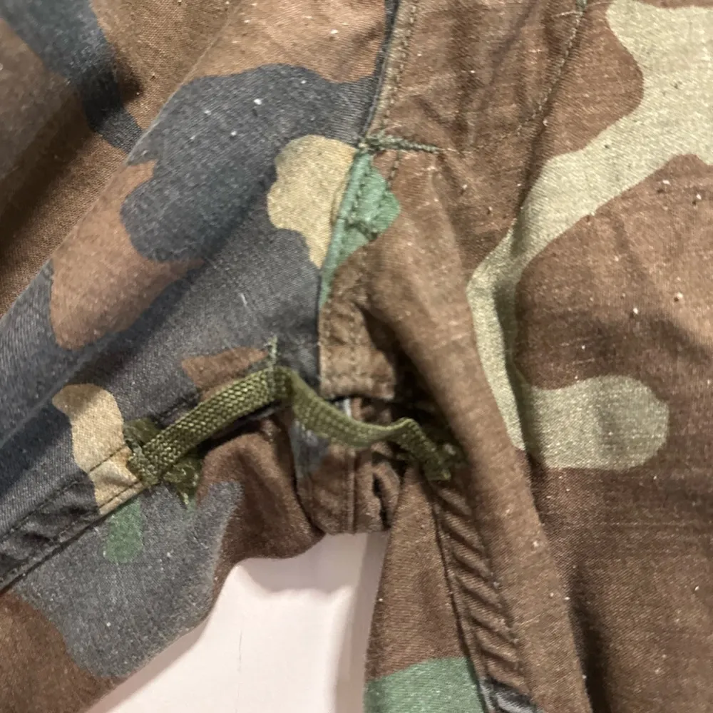 Vintage 80's Era USGI Woodland BDU Camouflage Combat Pants Trouser Wide Leg Green - Image 12