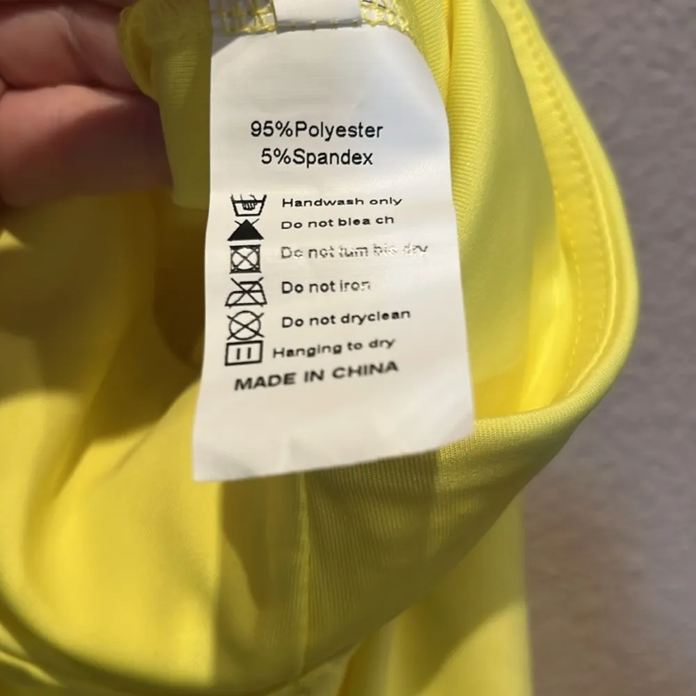 New Women’s Running Athletic Skirt Skort Tennis Skirt Size XS NWT Yellow - Image 7