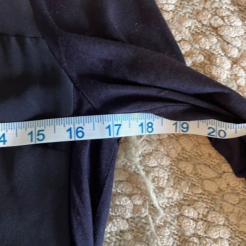 Speechless Juniors' Illusion Contrast Bodycon Dress‎ Mini Zip Navy Blue Size 3 - Image 14