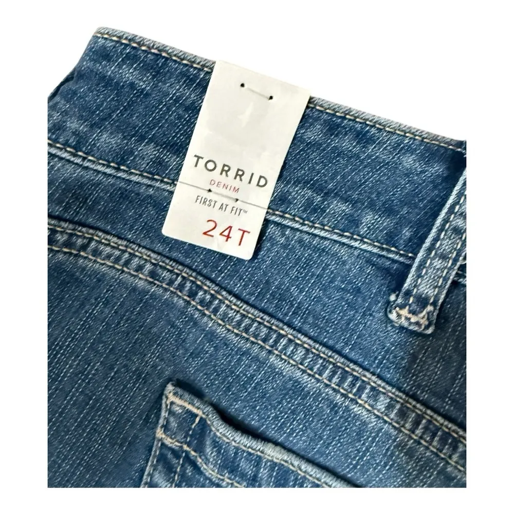 Torrid 24T Plus Perfect Slim Boot Vintage Stretch Mid-Rise Jean Shelby 68 NWT - Image 7