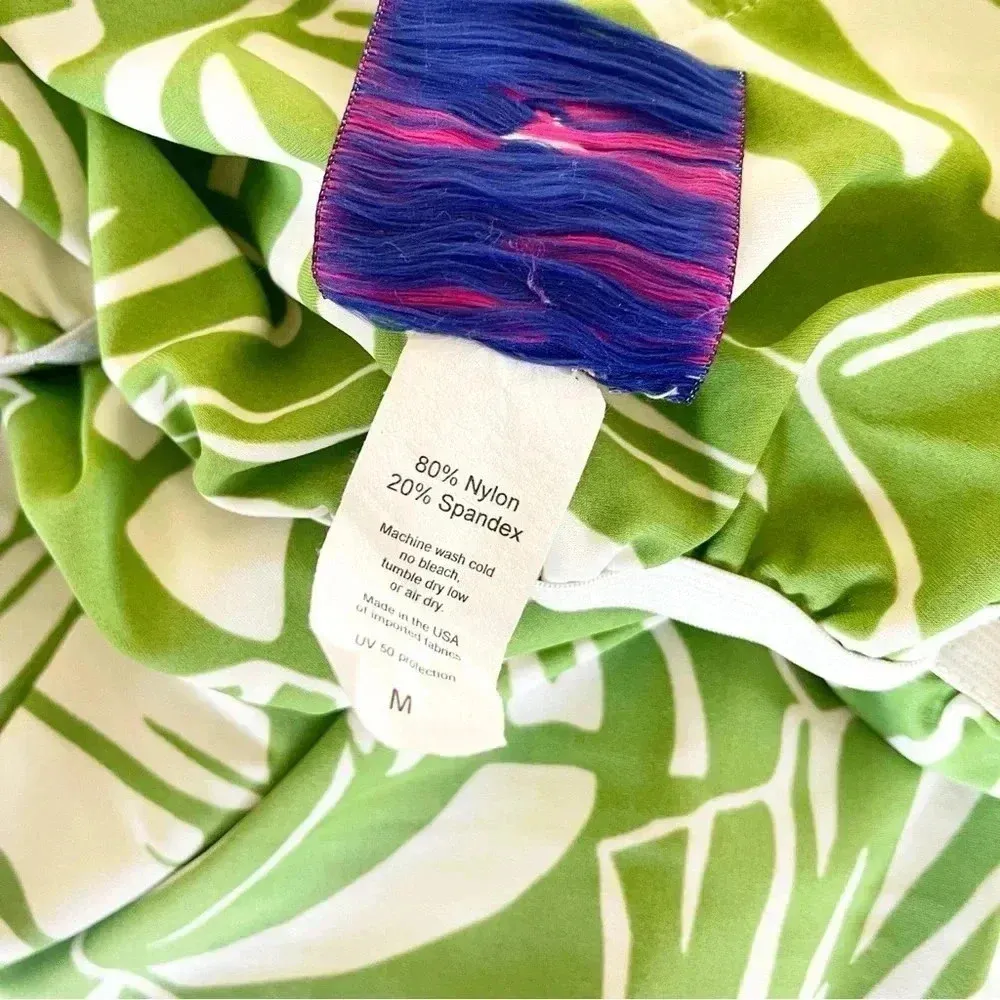 Coastal Girls Co Palm Beach Boutique Private Label Palm Wide Leg Jumpsuit Size M Green Size M - Image 7