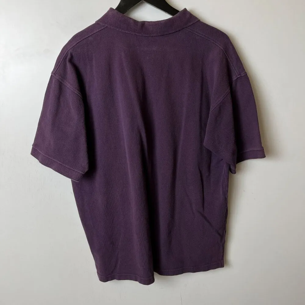 Hard Rock Cafe Fort Lauderdale Grand Opening Polo Shirt Vintage 1993 Purple Logo - Image 12