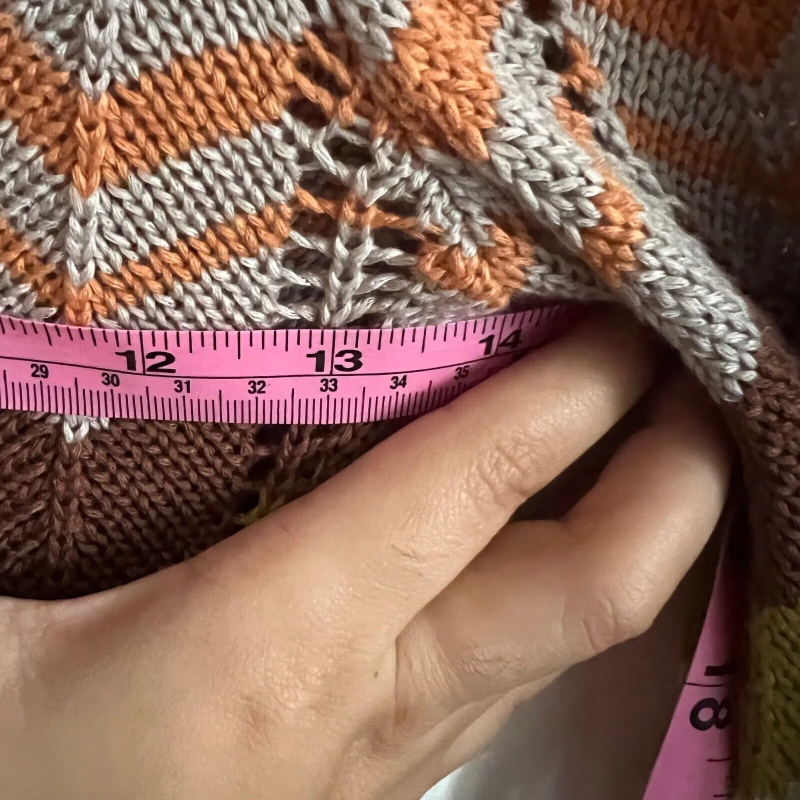 Retro‎ Crochet Dress, Festival Boho 70s Inspired Coastal Cowgirl XS - Image 3