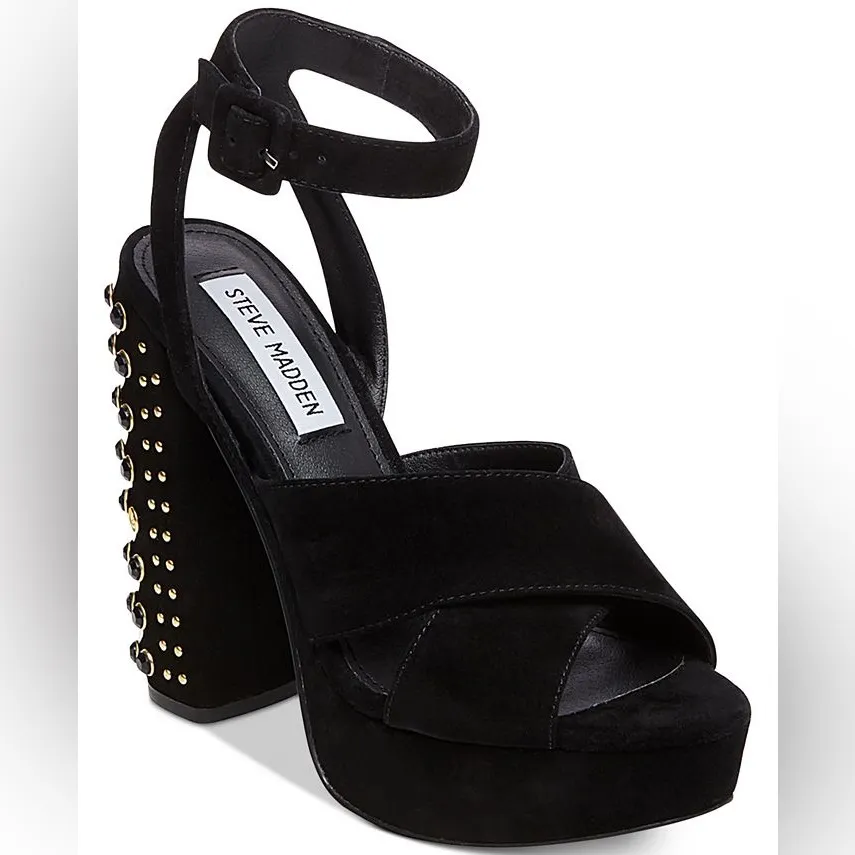 MOVING SALE Steve Madden Jodi Studded Block Platform Heels - Image 5