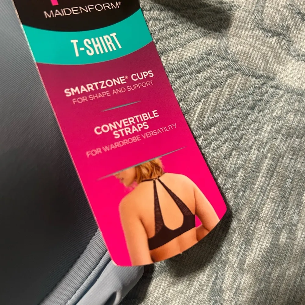 Maidenform Elegant Blue Lacey Bra size 36B NWT! - Image 2