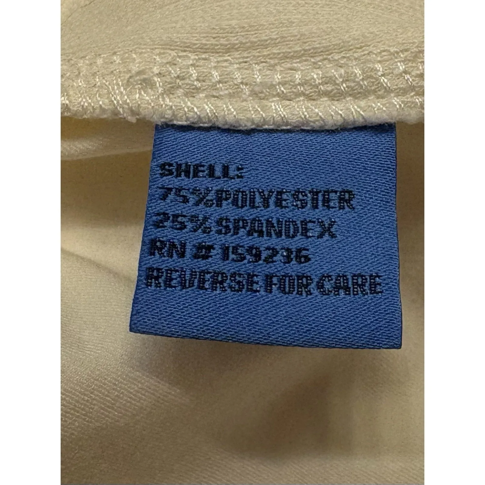 J. McLaughlin Brynn 3/4 Sleeve Point Collar Womens Shirt Size XS Off White - Image 6