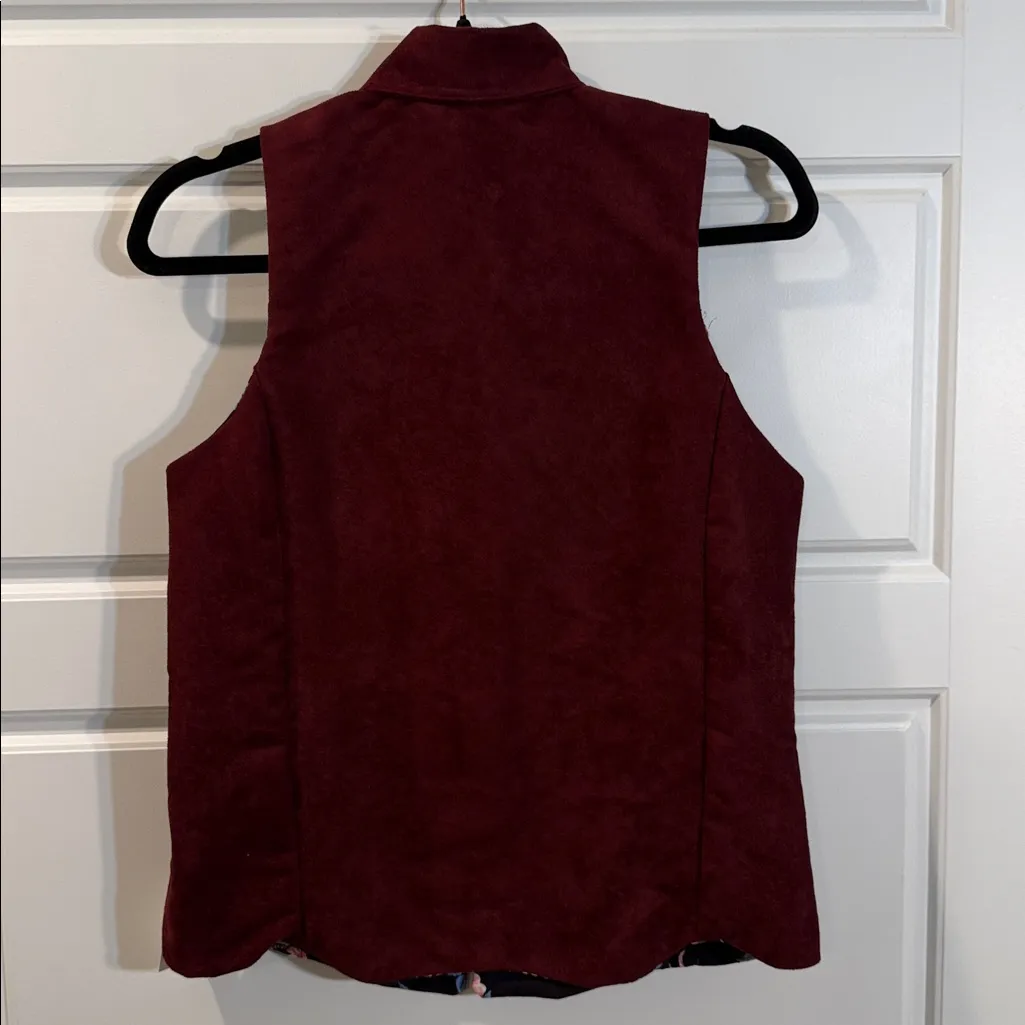 Jennifer Bair San Francisco Vest Small NWT Red - Image 5